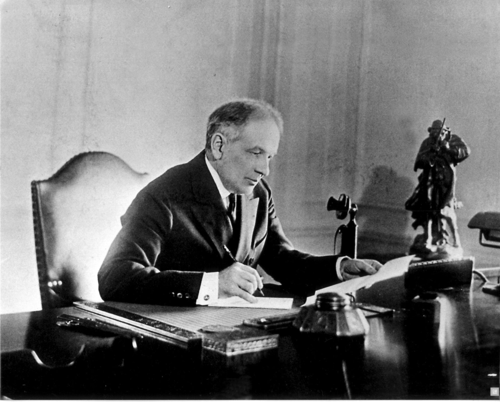 William C. Durant at his desk